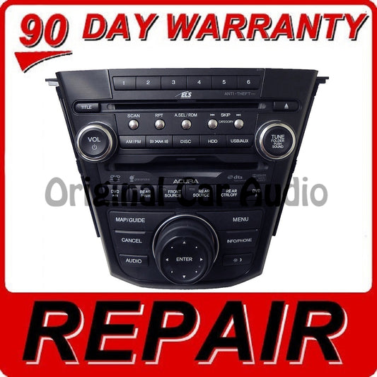 10 11 12 13 REPAIR YOUR ACURA MDX Navigation Radio Stereo Receiver Hard Drive CD Player 2010 2011 2012 2013