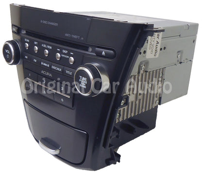 2010-2013 Acura MDX radio 6 CD changer MP3 satellite 2BF1