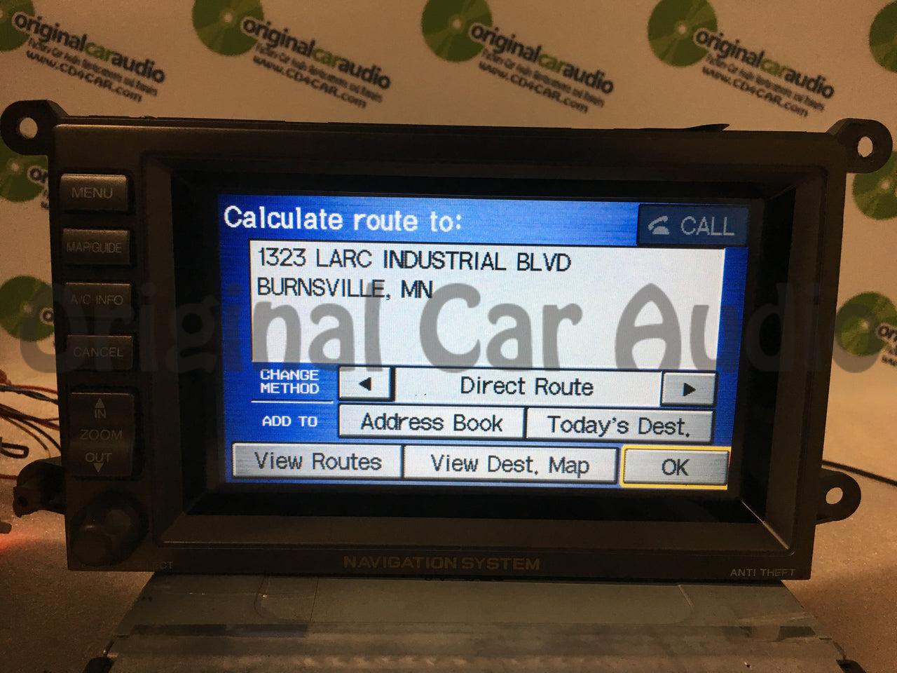 2004 04 ACURA RL Navigation System GPS LCD Display Screen Monitor OEM 39810-SZ3-A010-M1 39810SZ3A01ZA