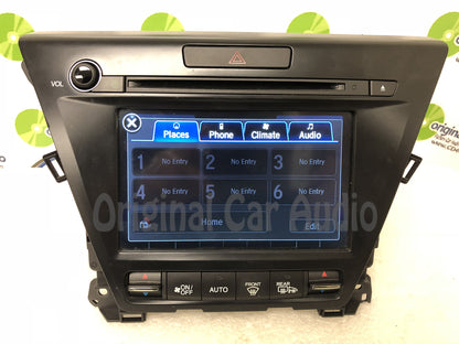 2014 - 2016 Acura MDX OEM Single CD AM FM Touch Screen Navigation Media Radio Receiver