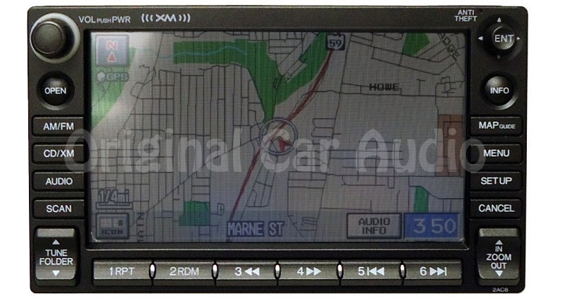 Honda CR-V radio navigation CD MP3 player satellite 2AN0 XM