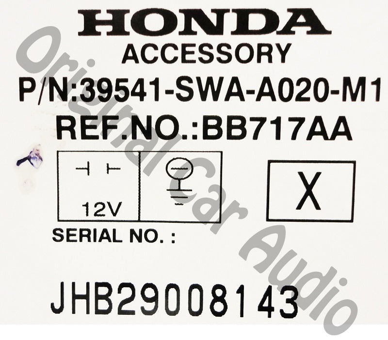 Honda CR-V radio navigation CD MP3 player satellite 2AN0 XM