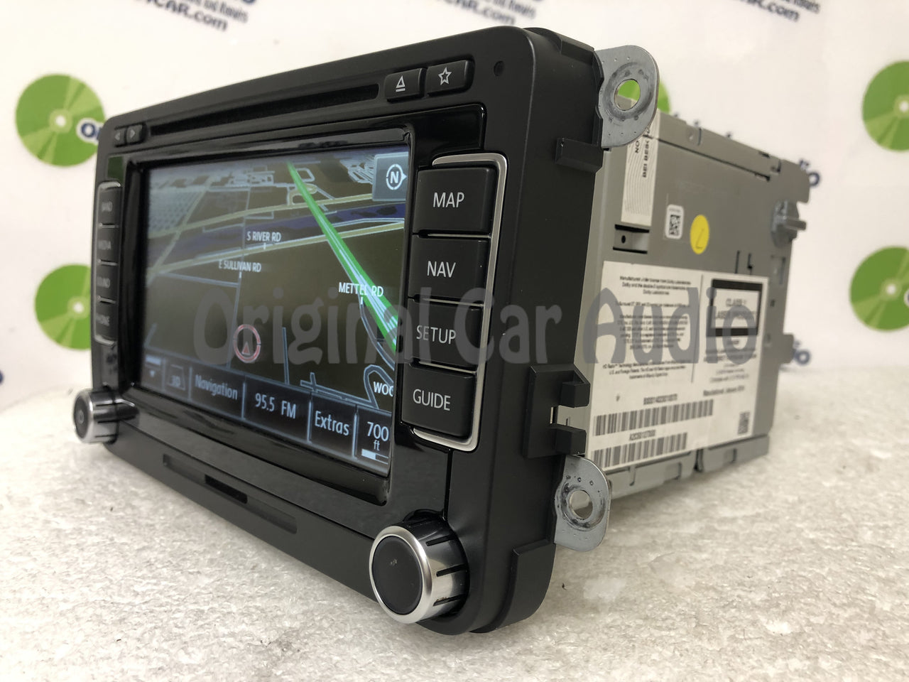 2010 - 2015 Volkswagen VW Jetta Passat OEM Fender Premium Sound RNS-510 Navigation GPS Touch Screen Radio Receiver (scratches)