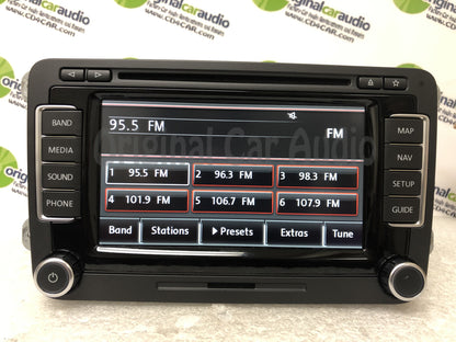 2010 - 2015 Volkswagen VW Jetta Passat OEM Fender Premium Sound RNS-510 Navigation GPS Touch Screen Radio Receiver (scratches)