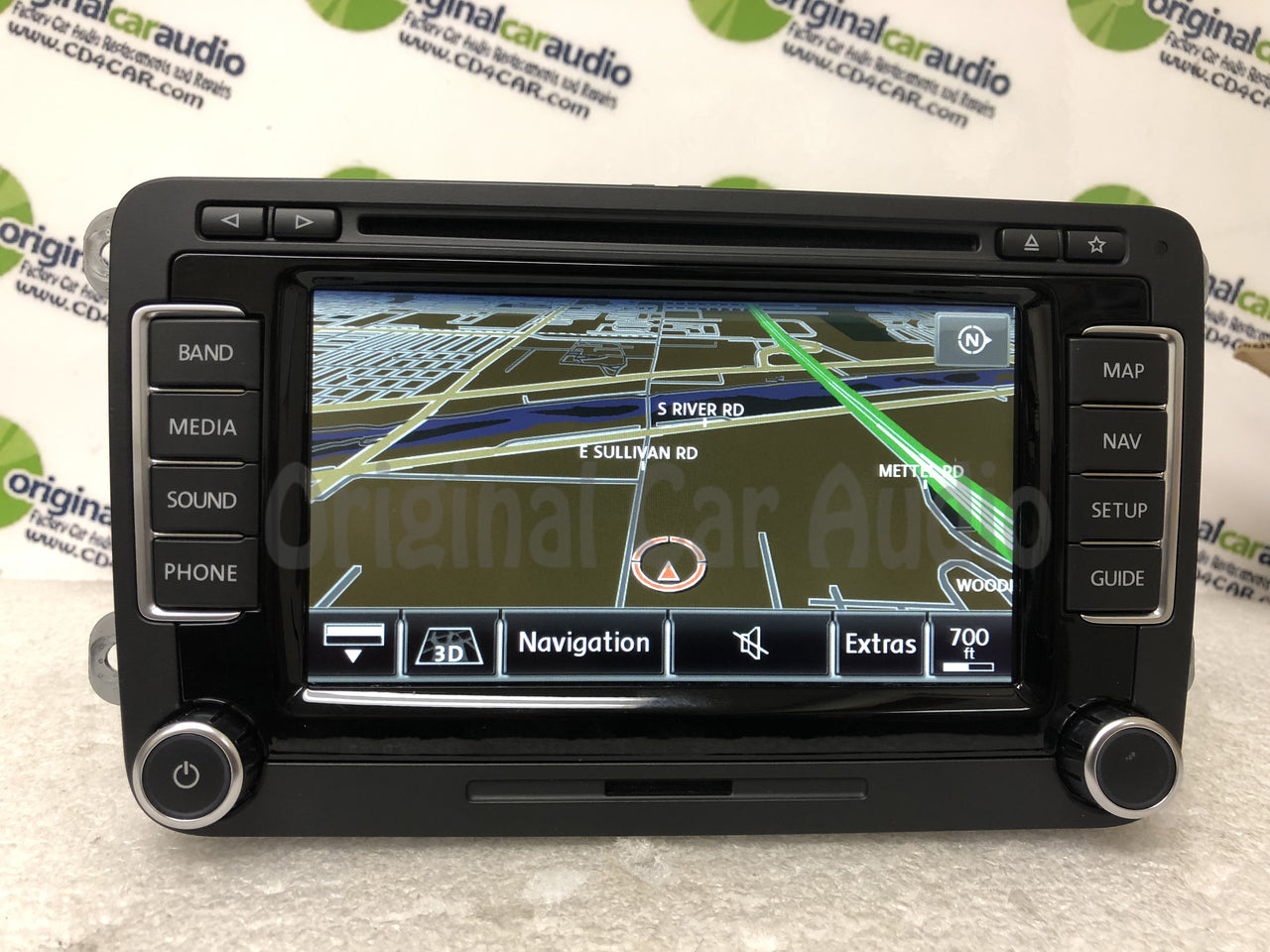 2010 - 2015 Volkswagen VW Jetta Passat OEM Fender Premium Sound RNS-510 Navigation GPS Touch Screen Radio Receiver (scratches)