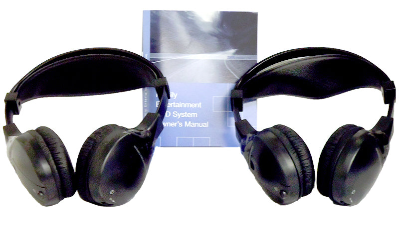 2003-2012 CADILLAC GM Chevy REAR ENTERTAINMENT HEADSETS HEADPHONES TV DVD 15185392