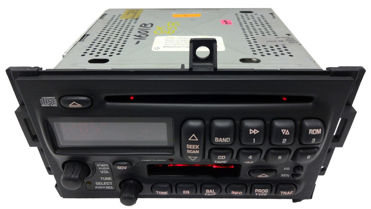 PONTIAC Grand Prix Tape Cassette Deck Radio Stereo CD Player