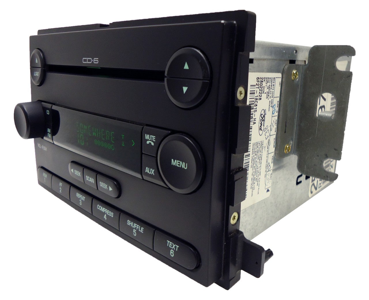 FORD Freestar MERCURY Monterey Radio Stereo 6 Disc CD Player AUX 2006 2007 6F2T-18C815-FA Fo237