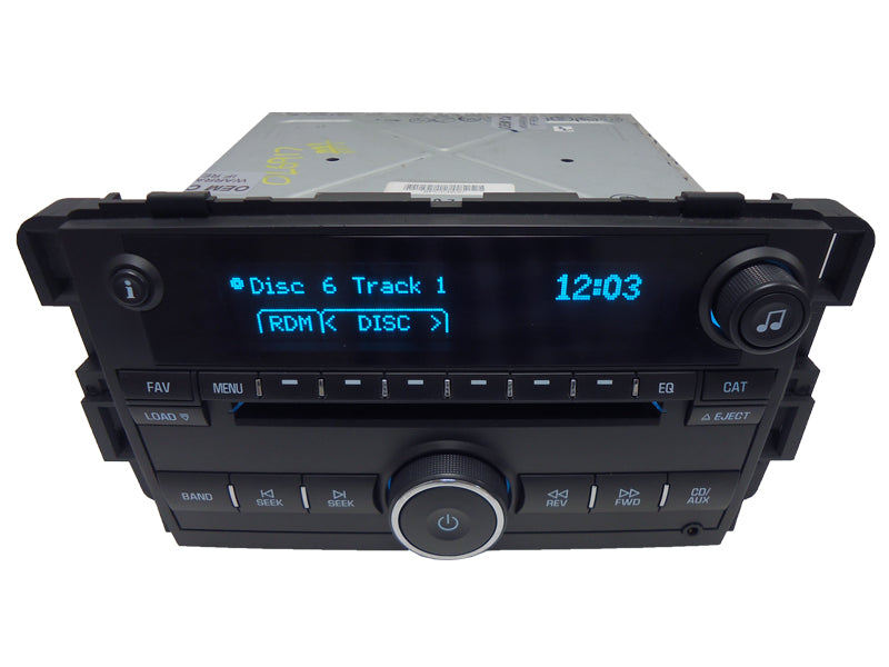 Unlocked 2007 2008 Chevrolet Chevy Impala Monte Carlo OEM AM FM Radio MP3 6 Disc CD Changer Player Stereo Receiver US9