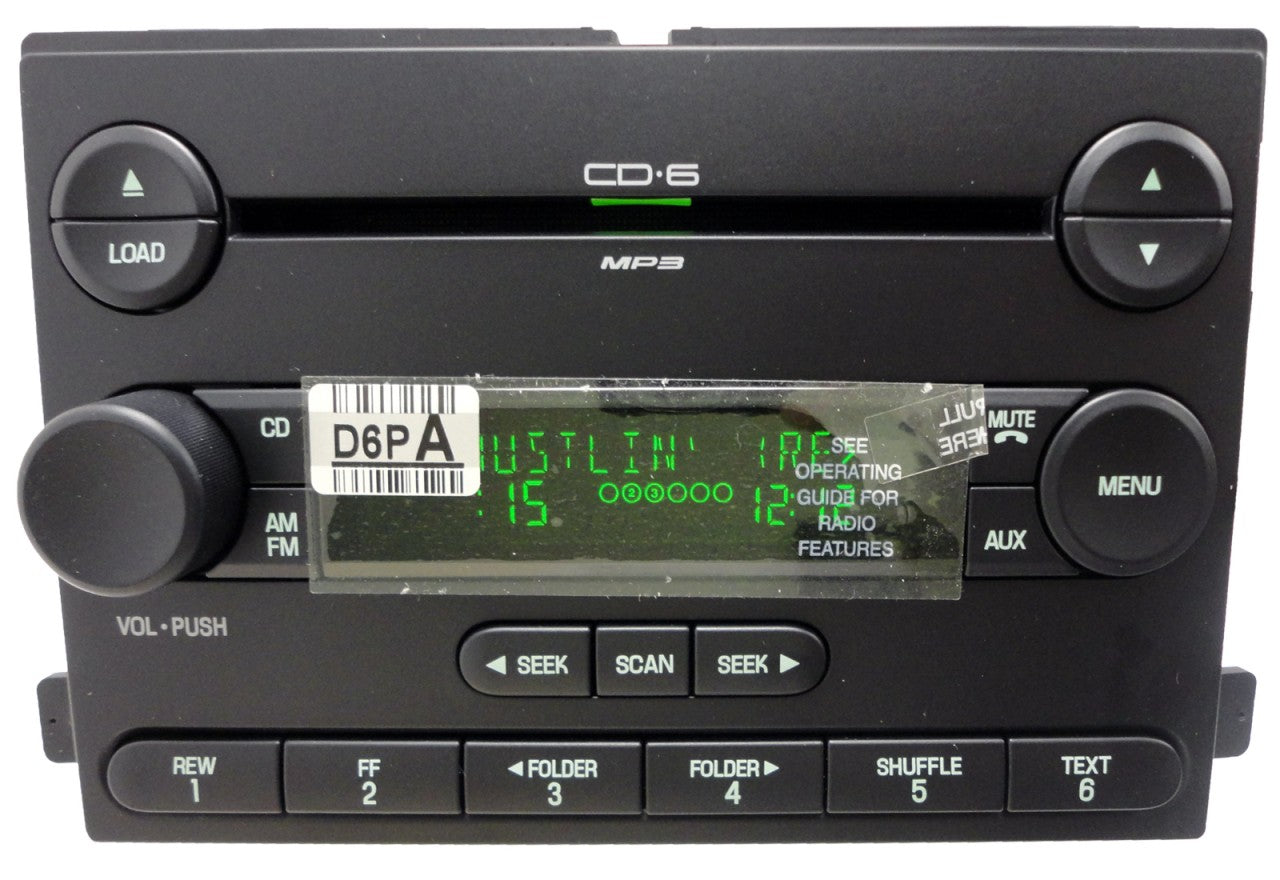 BRAND NEW FORD Focus F250 F350 Super Duty Freestar MERCURY Monterey Radio 6 Disc Changer MP3 CD Player OEM 2004 2005 2006 2007