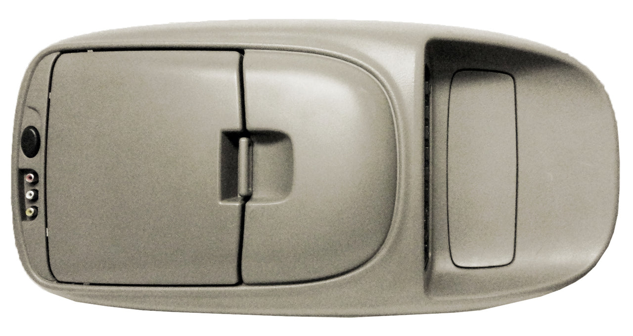 GMC rear entertainment system display screen overhead DVD player