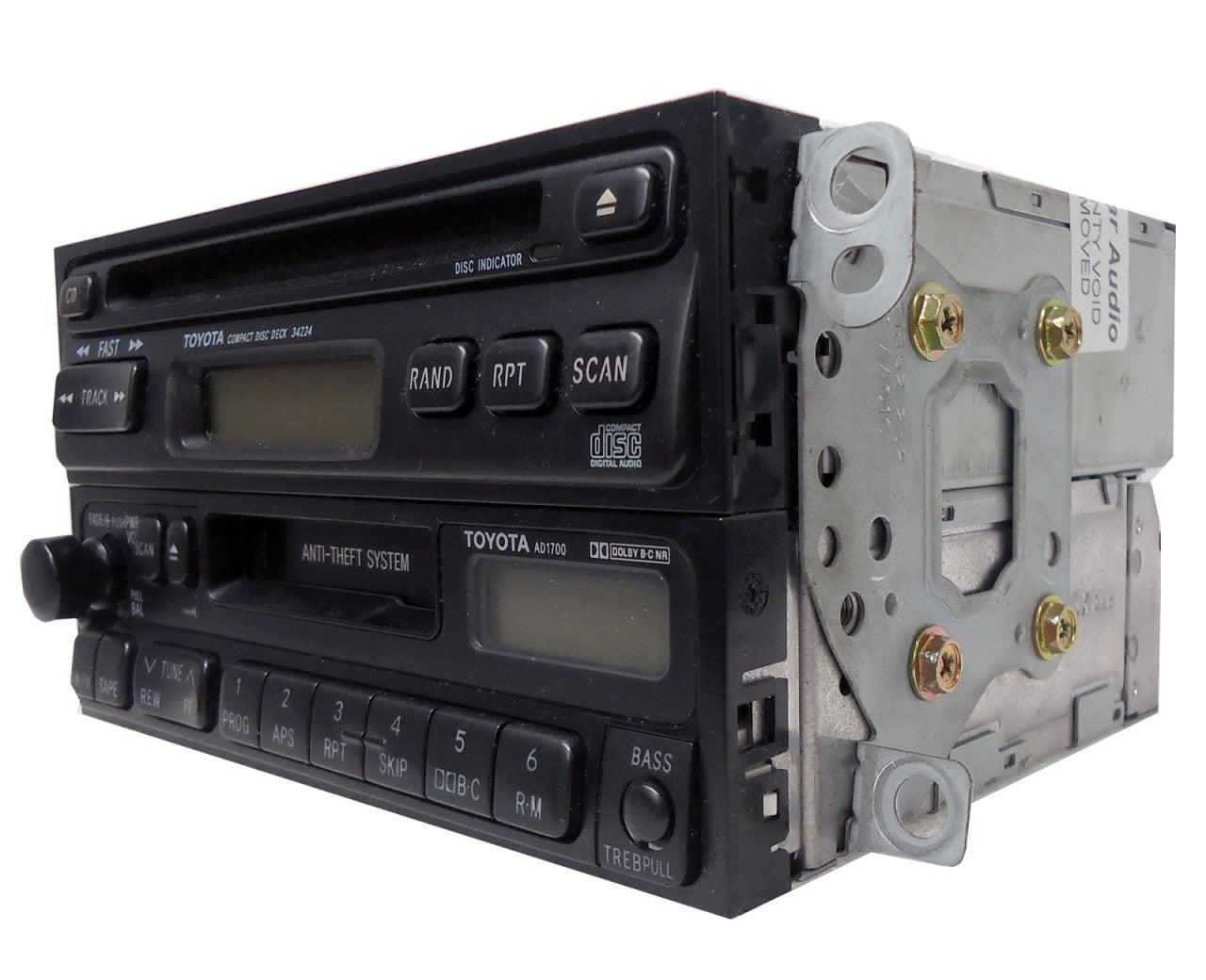 90 91 92 93 94 95 96 97 98 99 Toyota Celica 4Runner Camry Radio Tape Disc CD Player AD1700 34224 1990 1991 1992 1993 1994 1995 1996 1997 1998 1999