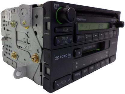TOYOTA AM FM Radio CD Player 51800 4Runner Avalon Camry Celica Mr2 Seuoia Solara Sienna Tacoma Tundra Rav4 T100 1990 1991 1992 1993 1994 1995 1996 1997 1998 1999 JBL PREMIUM AMPLIFIER W/Cassette Player