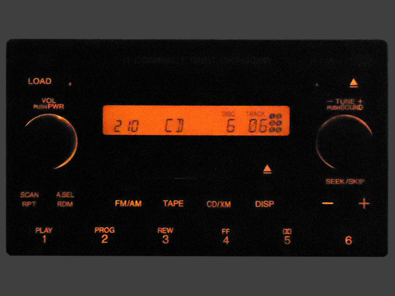 Remanufactured 98 99 2000 01 02 Honda Accord CRV Odyssey Radio XM TAPE and 6 Disc CD Changer 39100-S9A-A601 or 39100-A9A-A200