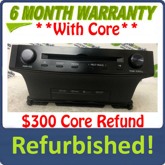 Refurbished 2014 - 2017 Lexus IS200T IS350 OEM Gracenote Navigation Multi Media HD Radio Receiver P10435 CANADIAN MODEL ONLY