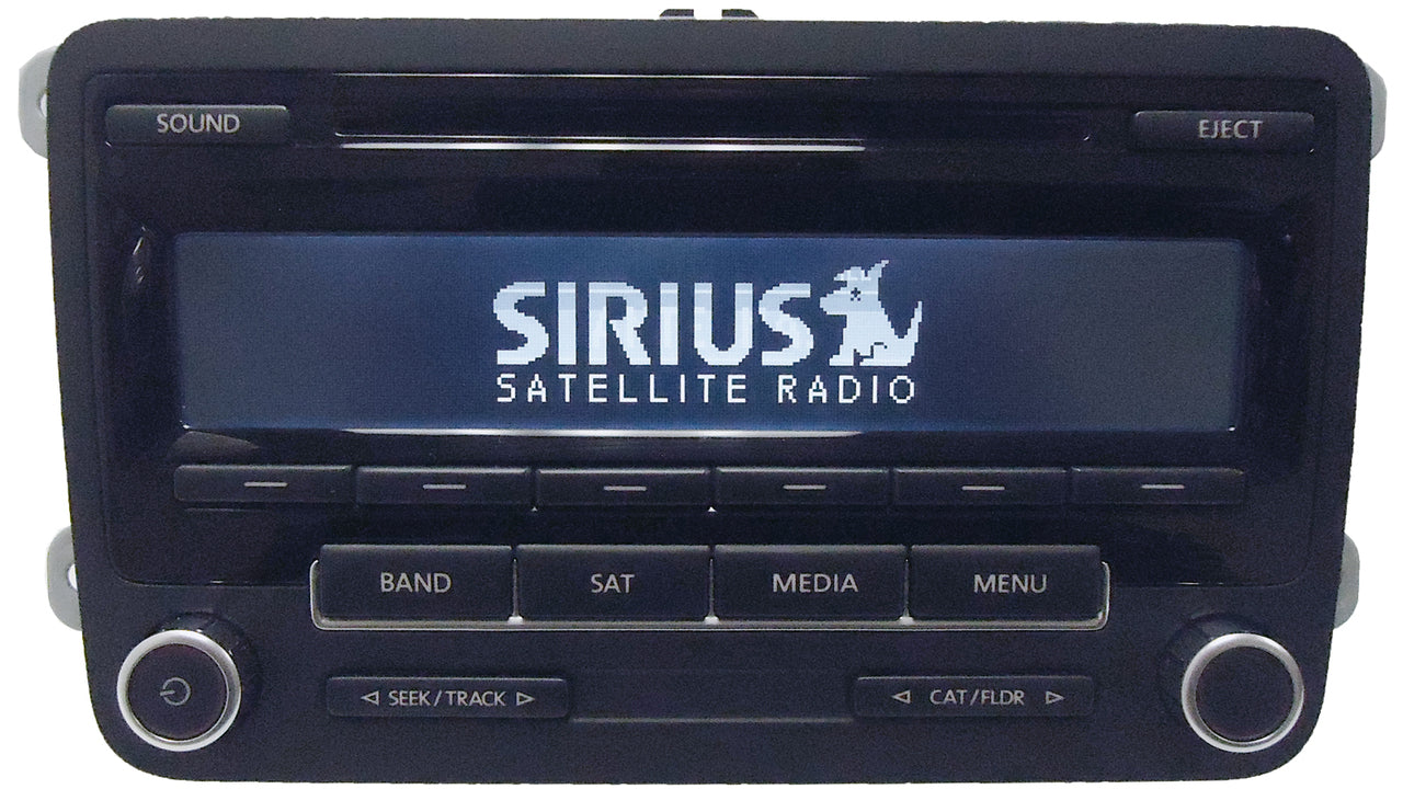 VW Volkswagen satellite radio stereo MP3 CD player bluetooth