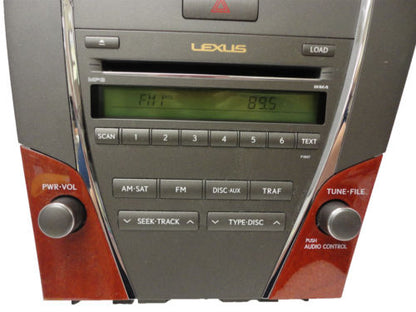 07 08 09 Lexus ES350 Radio 6 Disc CD Changer Satellite Climate