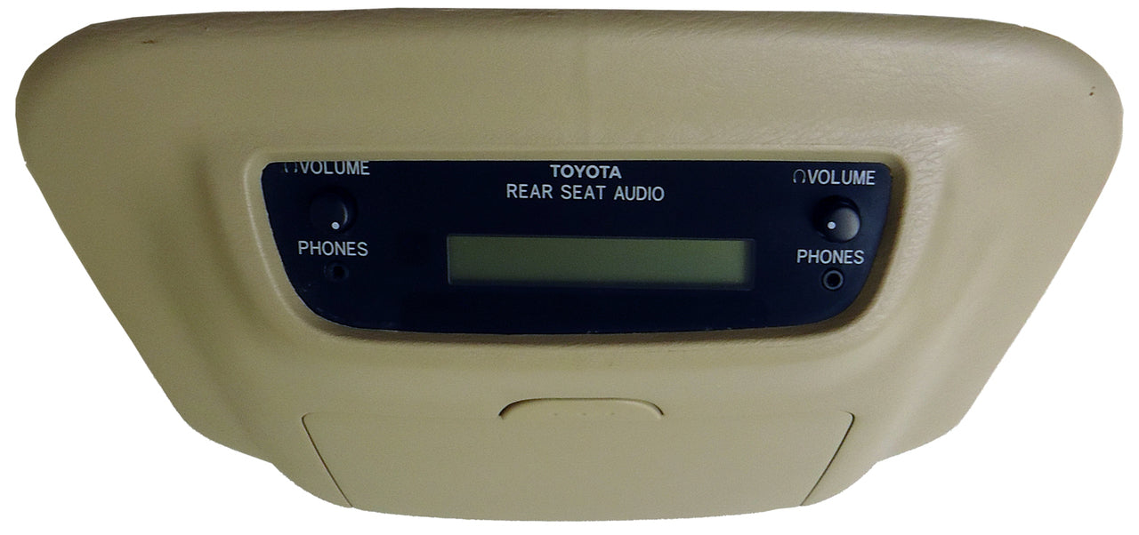 TOYOTA Sienna Overhead Rear Audio Radio Controls Tan 05 04