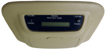 TOYOTA Sienna Overhead Rear Audio Radio Controls Tan 05 04