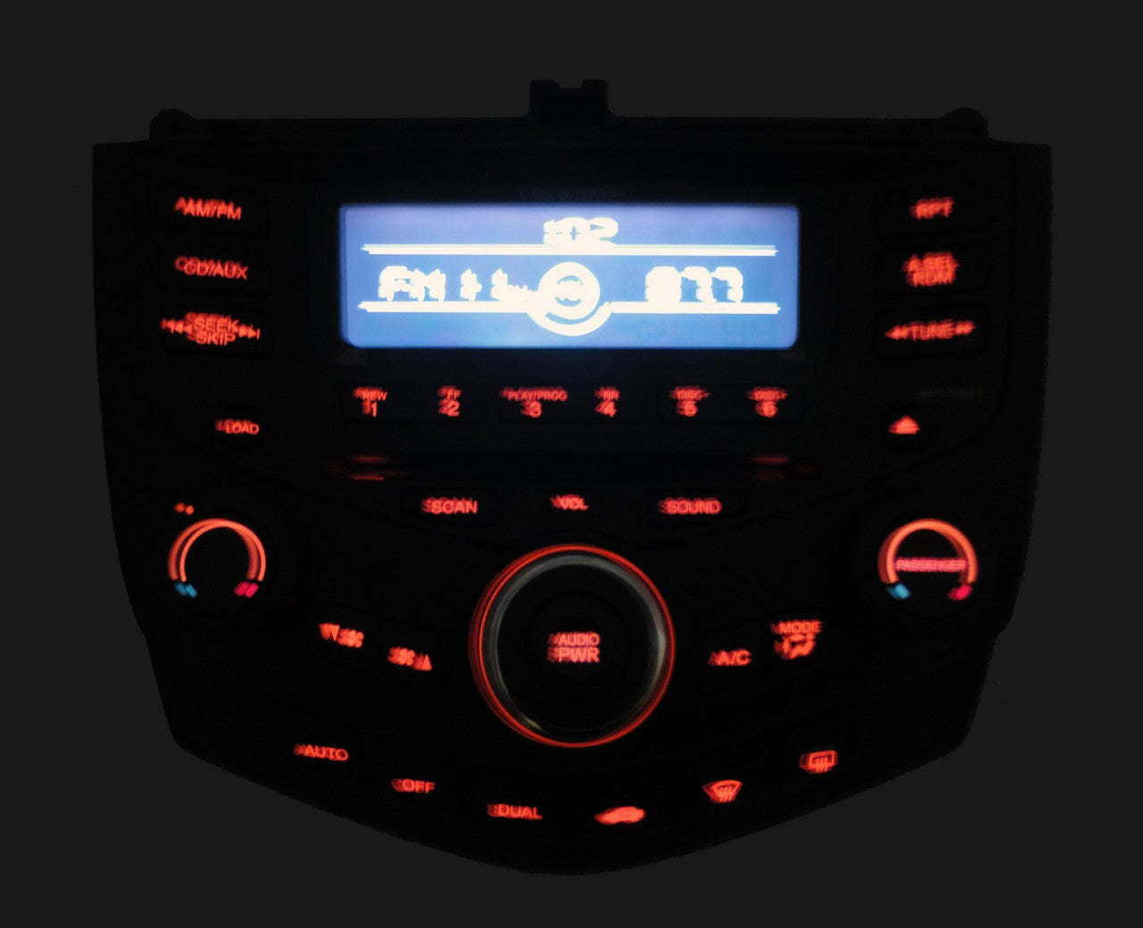 2003 03 Honda Accord Radio AUX MP3 6 Disc CD Changer 7BZ0