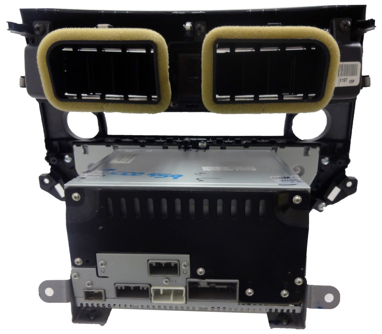 2008 - 2010 Honda ACCORD Radio RDS AUX MP3 6 Disc CD Player Climate Controls 3BA0 Ho3BA0 w/Trim
