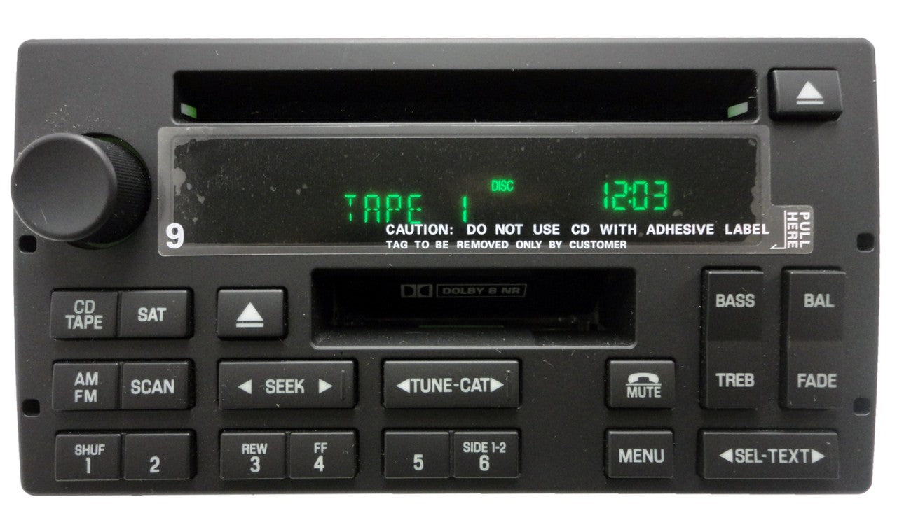 New Ford Mercury Radio Stereo Tape CD Player SAT OEM