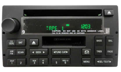 New Ford Mercury Radio Stereo Tape CD Player SAT OEM
