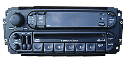 2002 - 2007 Chrysler Jeep Dodge OEM AM FM Radio 6 CD Changer RBQ