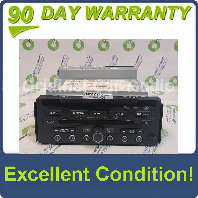 10 11 12 Acura RDX XM Radio DVD MP3 WMA 6 CD Disc Changer AUX 3PR2
