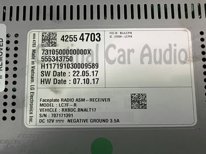 2017 - 2020 Chevrolet Chevy Cruze Traverse OEM 7" MyLink Apple CarPlay Android Auto Multi Media XM Radio Receiver