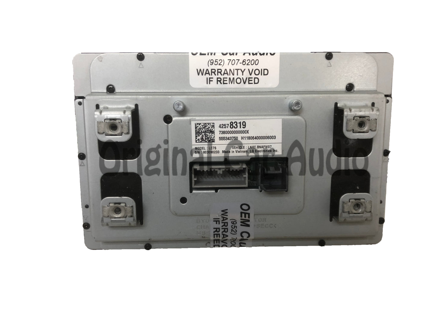 2017 - 2019 Chevrolet GMC Chevy OEM 7" Multi Information Radio Display Touch Screen Monitor I0b IOB