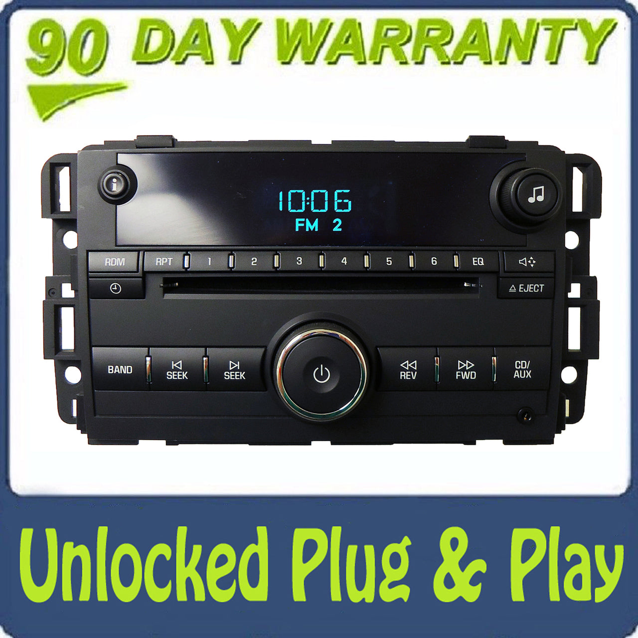 2009 2010 2011 2012 2013 GMC Chevy Chevrolet Impala OEM Radio Stereo AUX CD Player Receiver