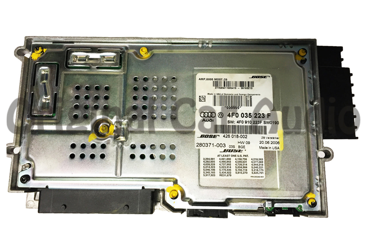 05 06 07 08 09 Audi A6 S6 OEM BOSE Amplifier 4F0 035 233 F AMP FACTORY AMPLIFIER  8RY