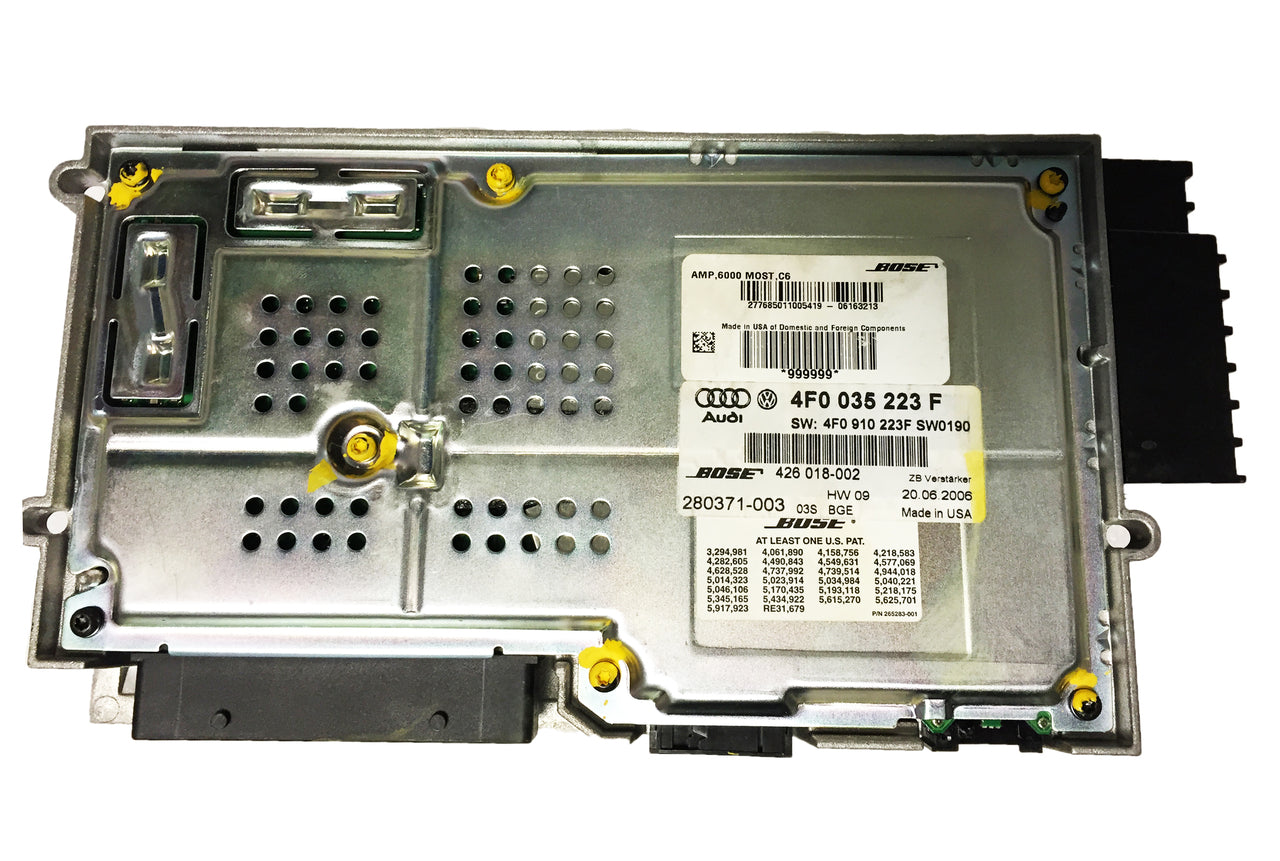 2006 2007 2008 2009 Audi Q7 OEM Bose Premium Amplifier 4L0 035 223 D