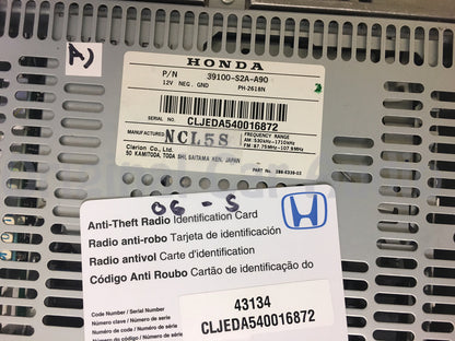 2006 - 2007 Honda S2000 S2K OEM CD XM Satellite Radio Receiver 4XJ3