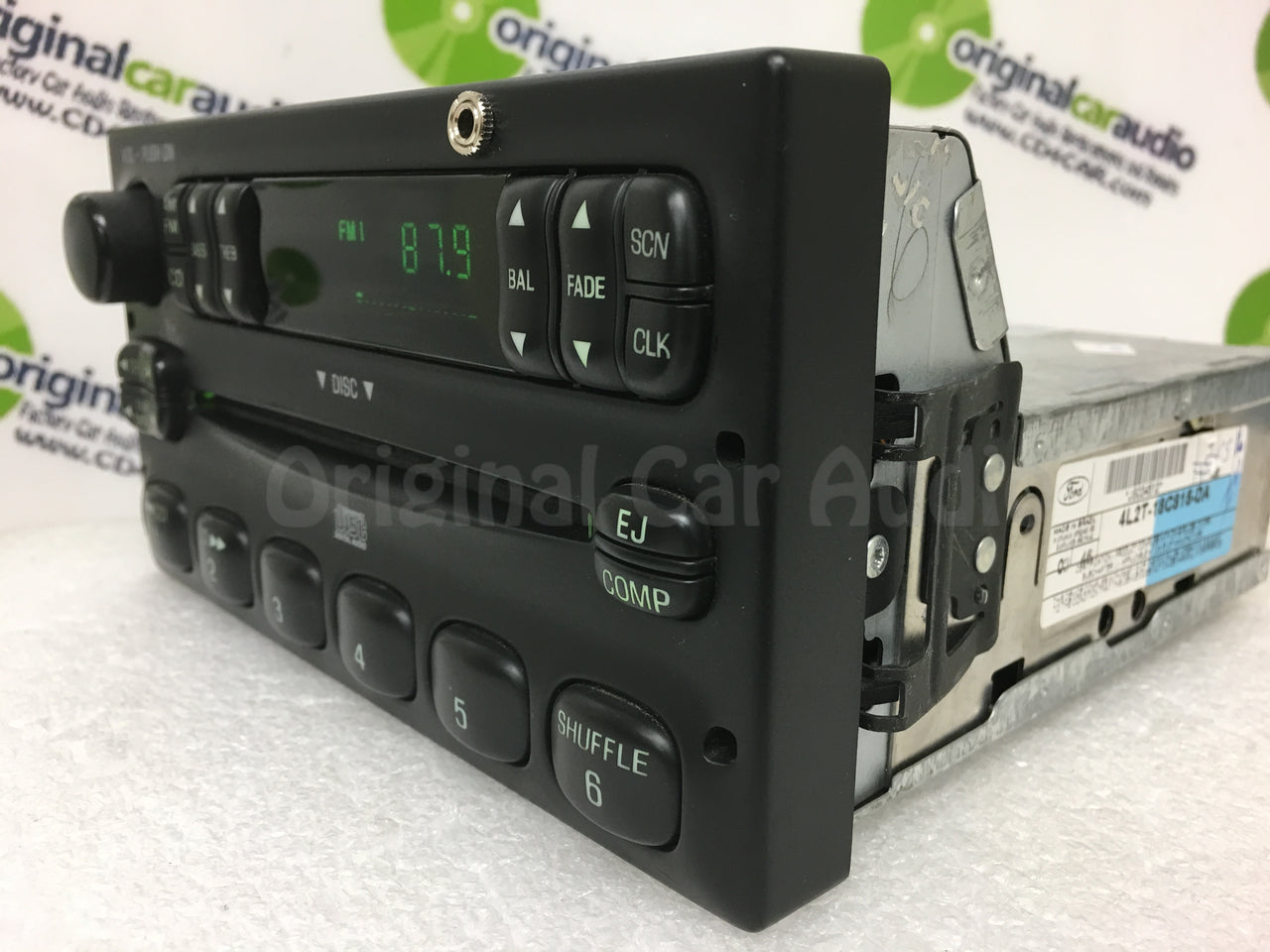1998 - 2005 Ford Lincoln Mercury  Radio Single CD Player WITH ADDED AUX