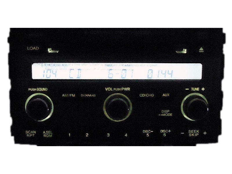 Honda Pilot XM Radio Satellite Stereo AUX Input 6 Disc CD Changer Player 1TV9 39100-S9V-A610