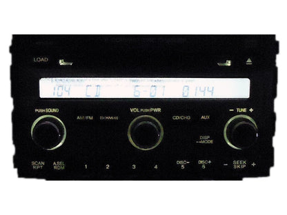 Honda Pilot XM Radio Satellite Stereo AUX Input 6 Disc CD Changer Player 1TV9 39100-S9V-A610