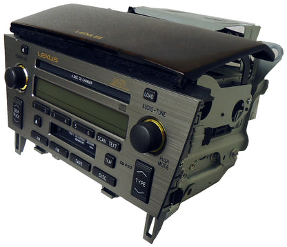 05 06 07 08 09 10 2005 - 2010 Lexus SC430 Radio Tape Cassette Mark Levinson Radio 6 CD Changer OEM P6846
