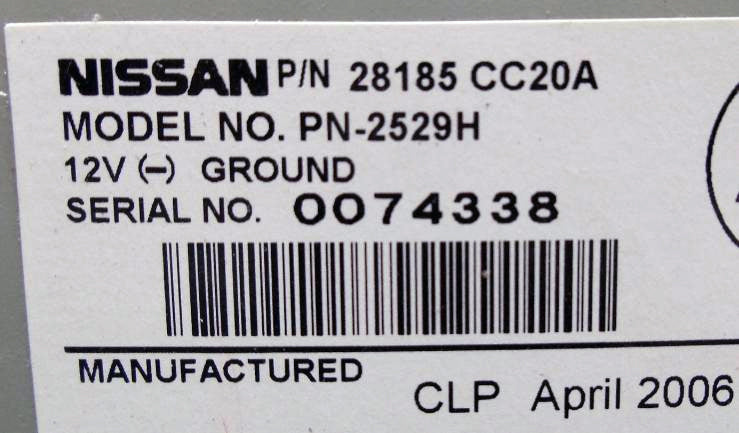 NISSAN Murano Radio CD Player AC Heat Temp Climate Controls 2006 2007 TAN Ni255