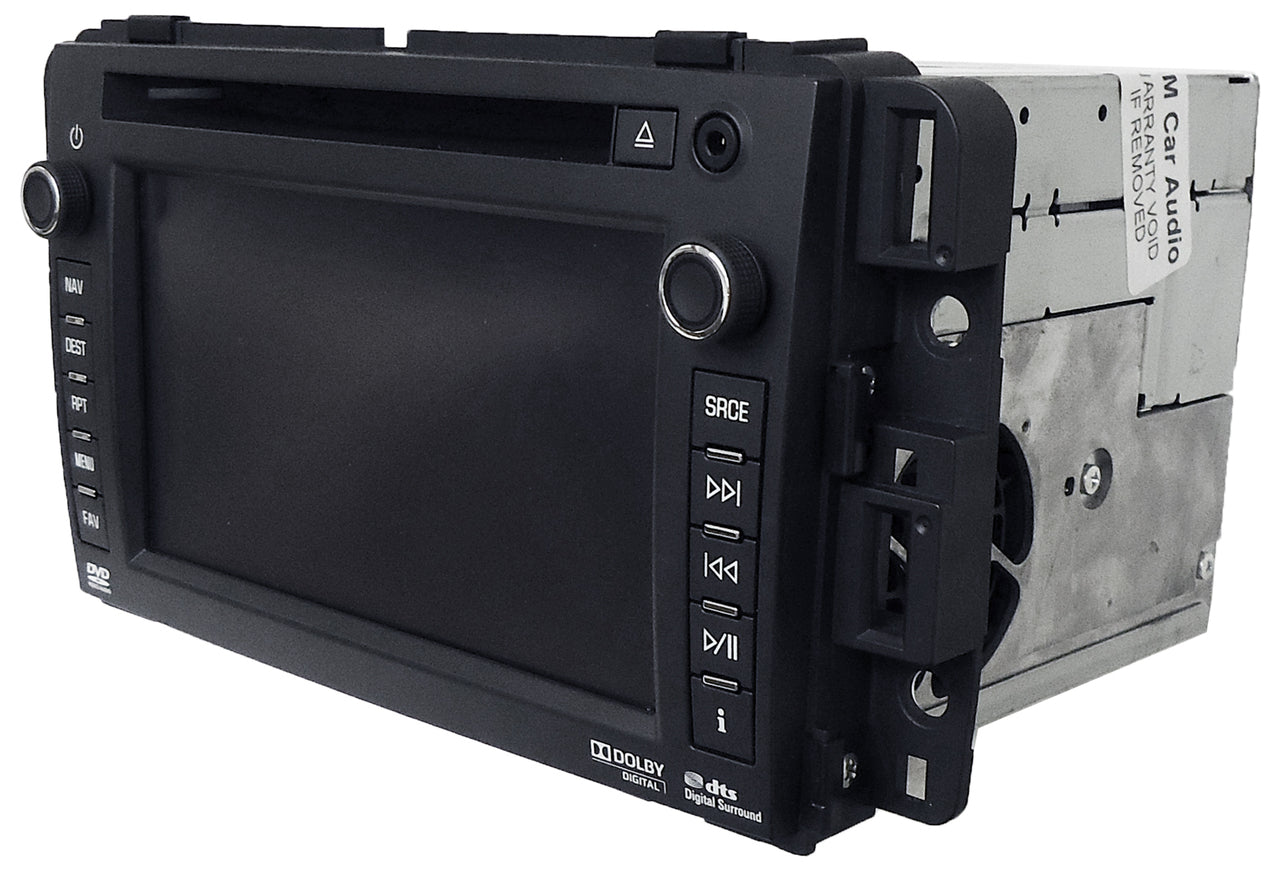 UNLOCKED 2012 2013 Chevy GMC OEM Navigation GPS XM Radio Bluetooth USB DVD AUX Stereo AM FM SAT - ANALOG