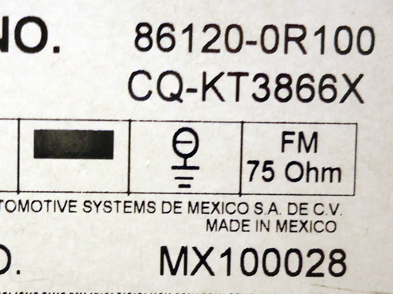 NEW Toyota RAV4 SAT XM AUX Radio MP3 6 CD Player 86120-0R100 2006-2011