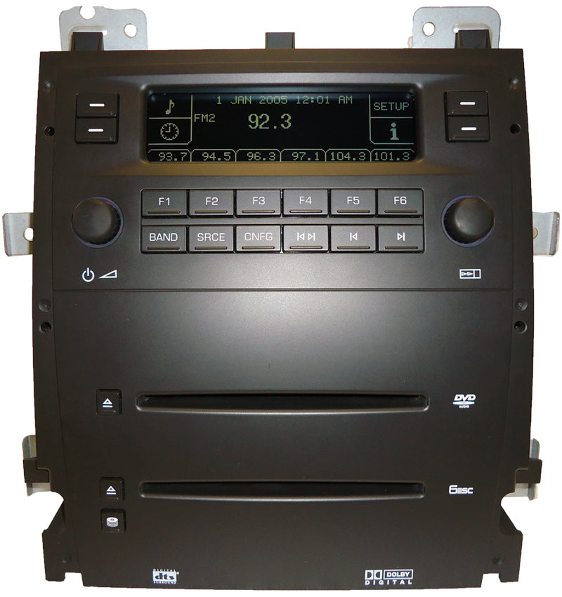 Cadillac Radio DVD Player MP3 6 Disc CD Changer AM FM OEM