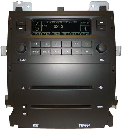 Cadillac Radio DVD Player MP3 6 Disc CD Changer AM FM OEM