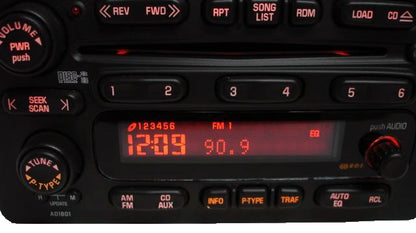 2003 2004 TOYOTA Matrix RDS Radio Stereo 6 Disc Changer CD Player 86120-02350 OEM