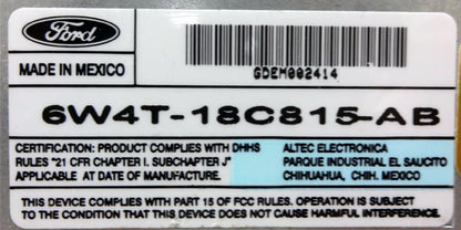 06 Lincoln LS Radio 6 DISC CD Player 6W4T-18C815-AA Fo181 2006