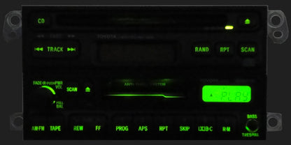 90 91 92 93 94 95 96 97 98 99 Toyota Celica 4Runner Camry Radio Tape Disc CD Player AD1700 34224 1990 1991 1992 1993 1994 1995 1996 1997 1998 1999