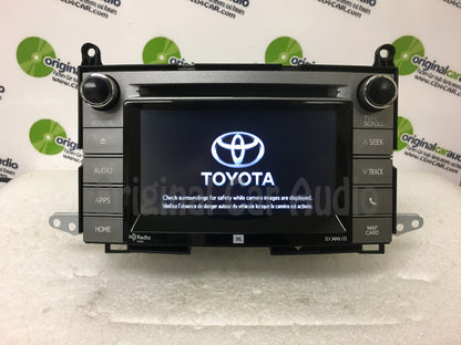 Refurbished 2014 - 2017 Toyota Venza OEM JBL Premium Sound GPS Navigation XM HD Radio Receiver 510021