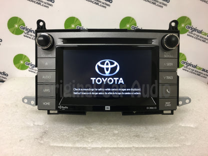 2014 - 2017 Toyota Venza OEM JBL Premium Sound GPS Navigation XM HD Radio Receiver