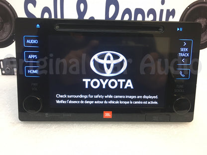 2015 2016 Toyota Prius OEM JBL Entune Navigation GPS HD Radio AM FM Media Receiver Gracenote